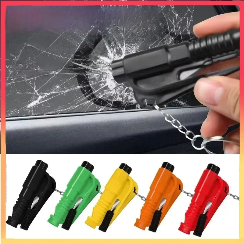 Marteau de sécurité de voiture Compact 3 en 1, brise-vitre et coupe-ceinture de sécurité, outil de sauvetage d'urgence pour accessoires de véhicule