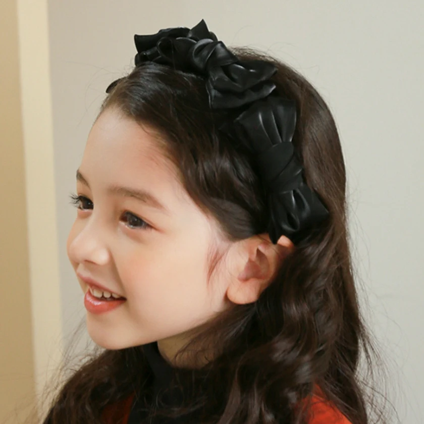 Lucky Bambi for girls double ribbon hairband