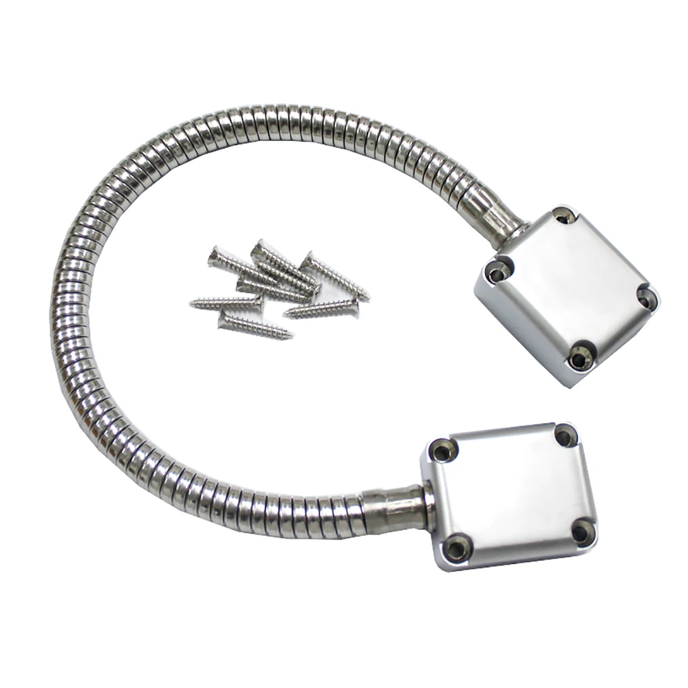 Metal Anti-pinch Cable Protector Wire Pipe Springe Cable Sleeve Door Loop For Door Electric Lock Access Control System