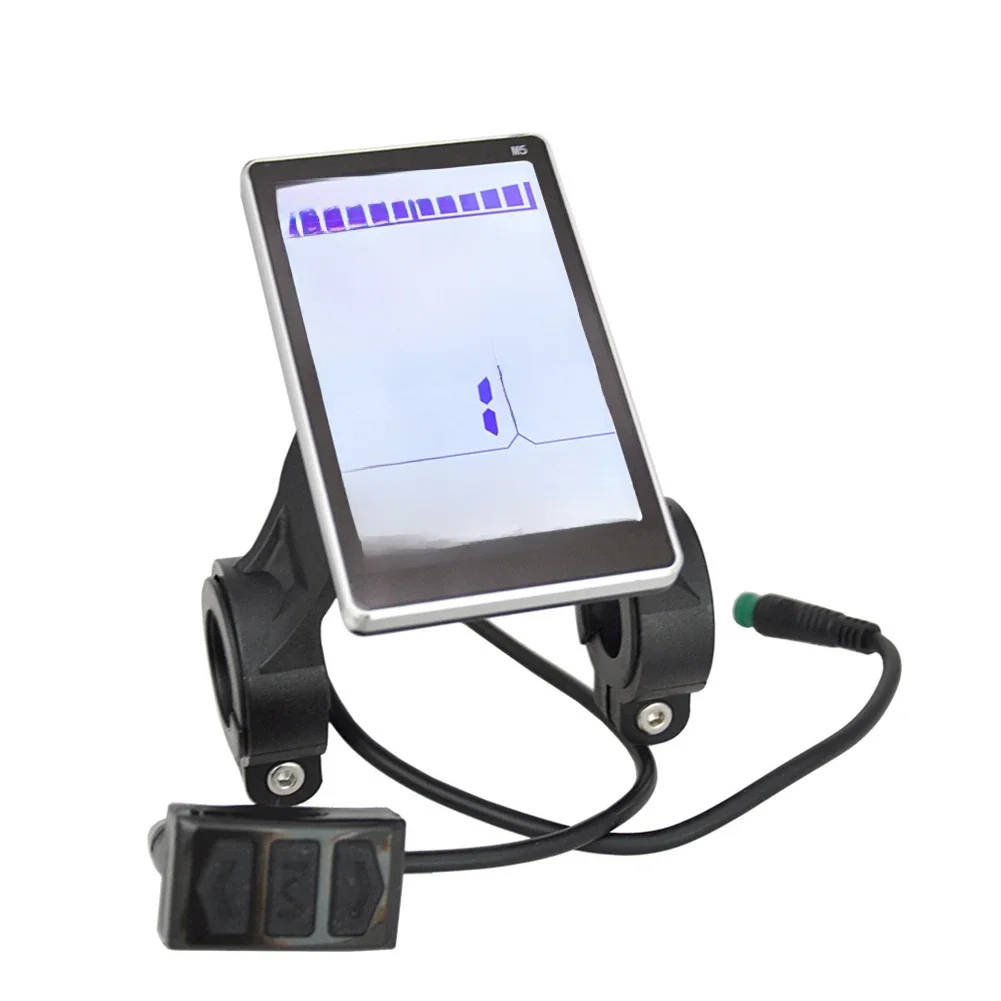 Elektrische fiets LCD-scherm Waterdicht E-scooter M5-paneel voor universele elektrische fiets LCD-displaymeter voor elektrische fiets - afbeelding 2