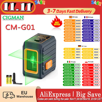 Cigman Cm-G01 2 Lines Laser Level Self-Leveling 360 °   Magnetic Bracket