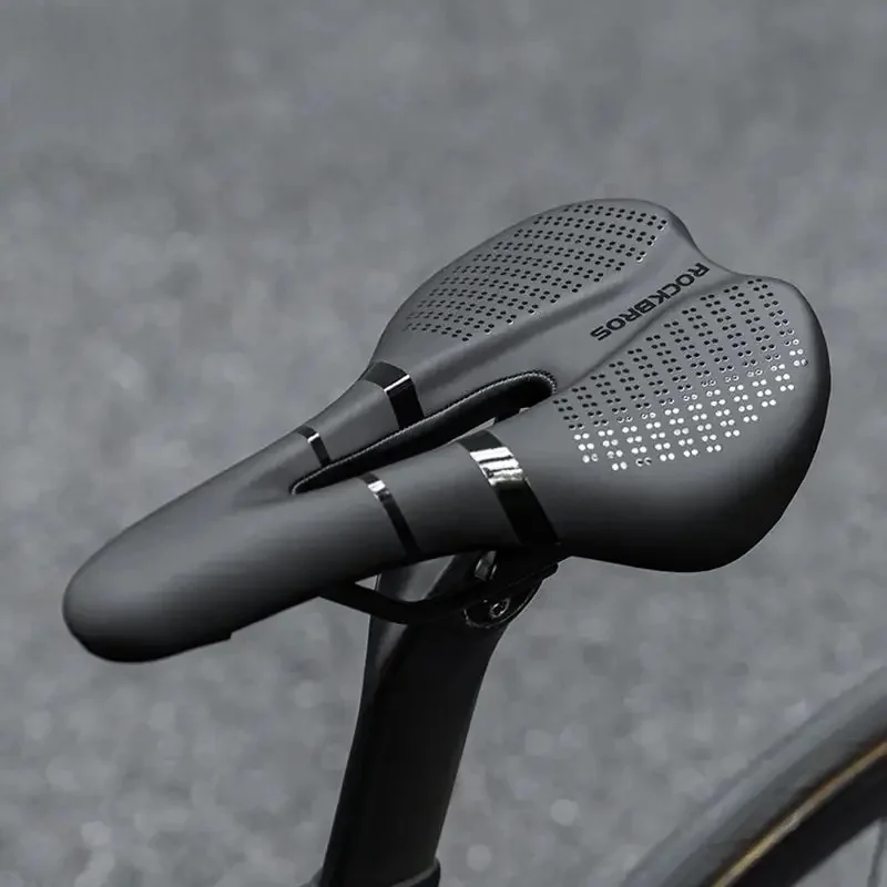 AliExpress ROCKBROS Bicycle Saddle Seat Lightweight Soft Sponge Cushion Saddle Waterproof Breathable Hollow Bike Seat MTB Road Bike Accesso