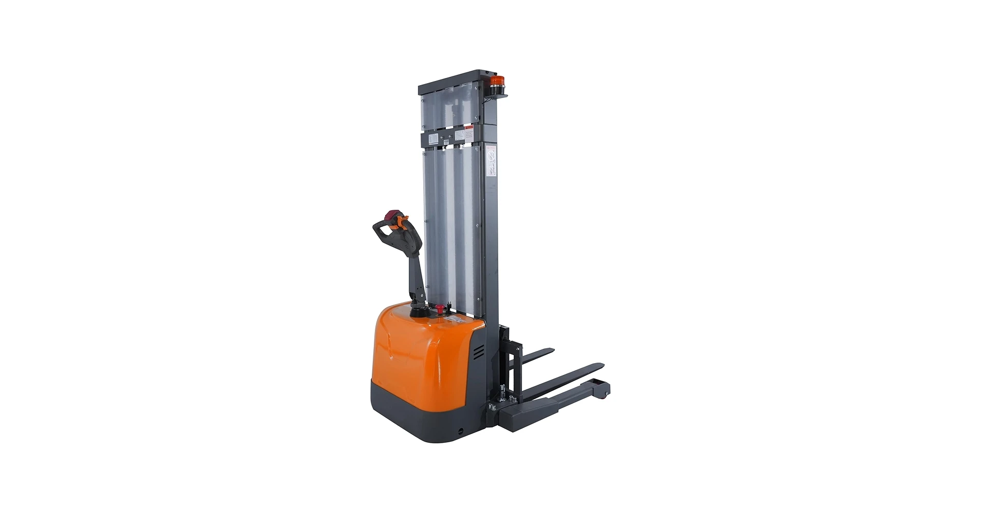 Cool electric F0rklift Truck Full Pallet Stacker Rechargeable Self Lifting for sale