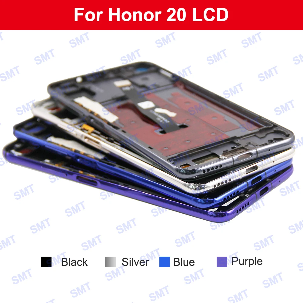 6.26\'\'Original For Honor 20 LCD Display Touch Screen Panel Digitizer For Honor 20 YAL-L21, YAL-AL00, YAL-TL00 Display With Frame