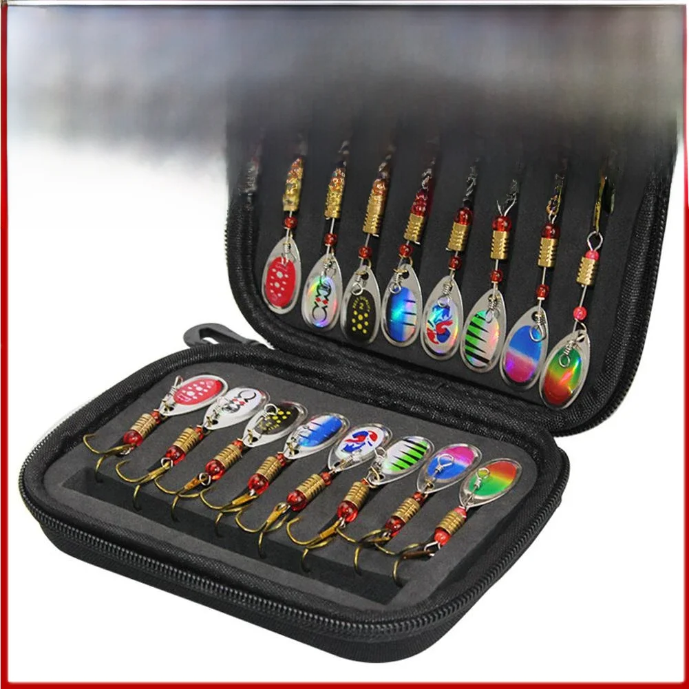 Najnowsza metalowa łyżka Spinner Fishing Lure 16pcs Set Spoonbait Crankbaits Fishing Wobblers for Pike Crochet Kit Artificial Bait — zdjęcie 2