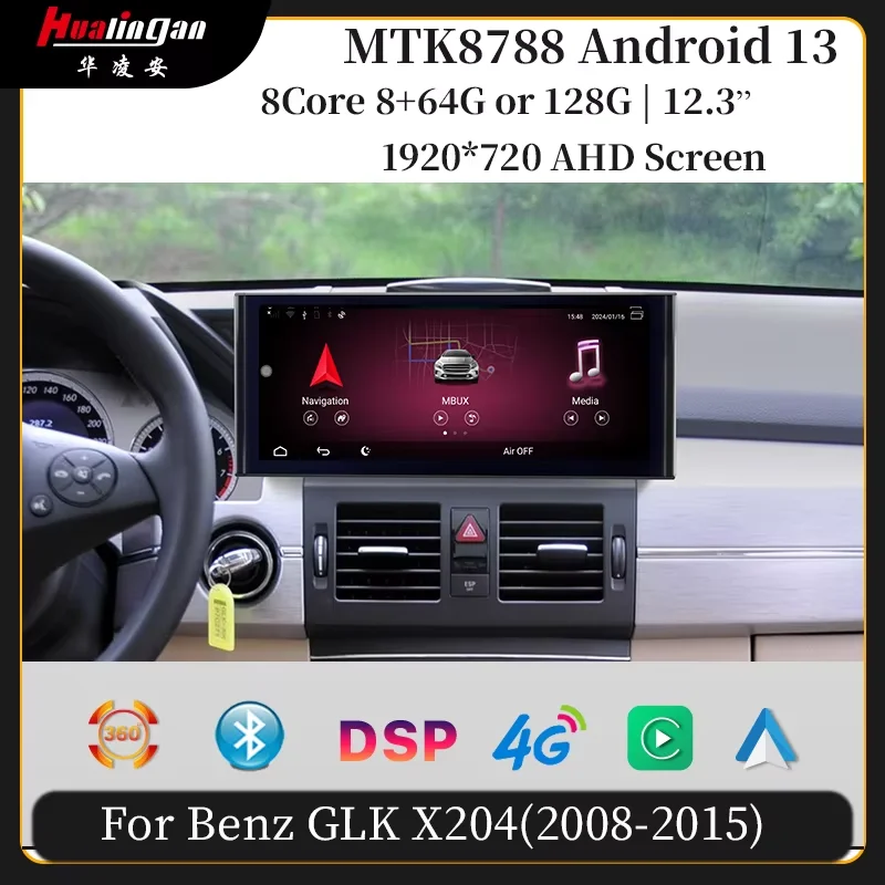 

Android For Glk X204 2010 - 2012 NTG 4.0 2013-2014 NTG4.5 Stereo Upgrade 12.3inch Touch Screen Car multimedia Video Player WIFI