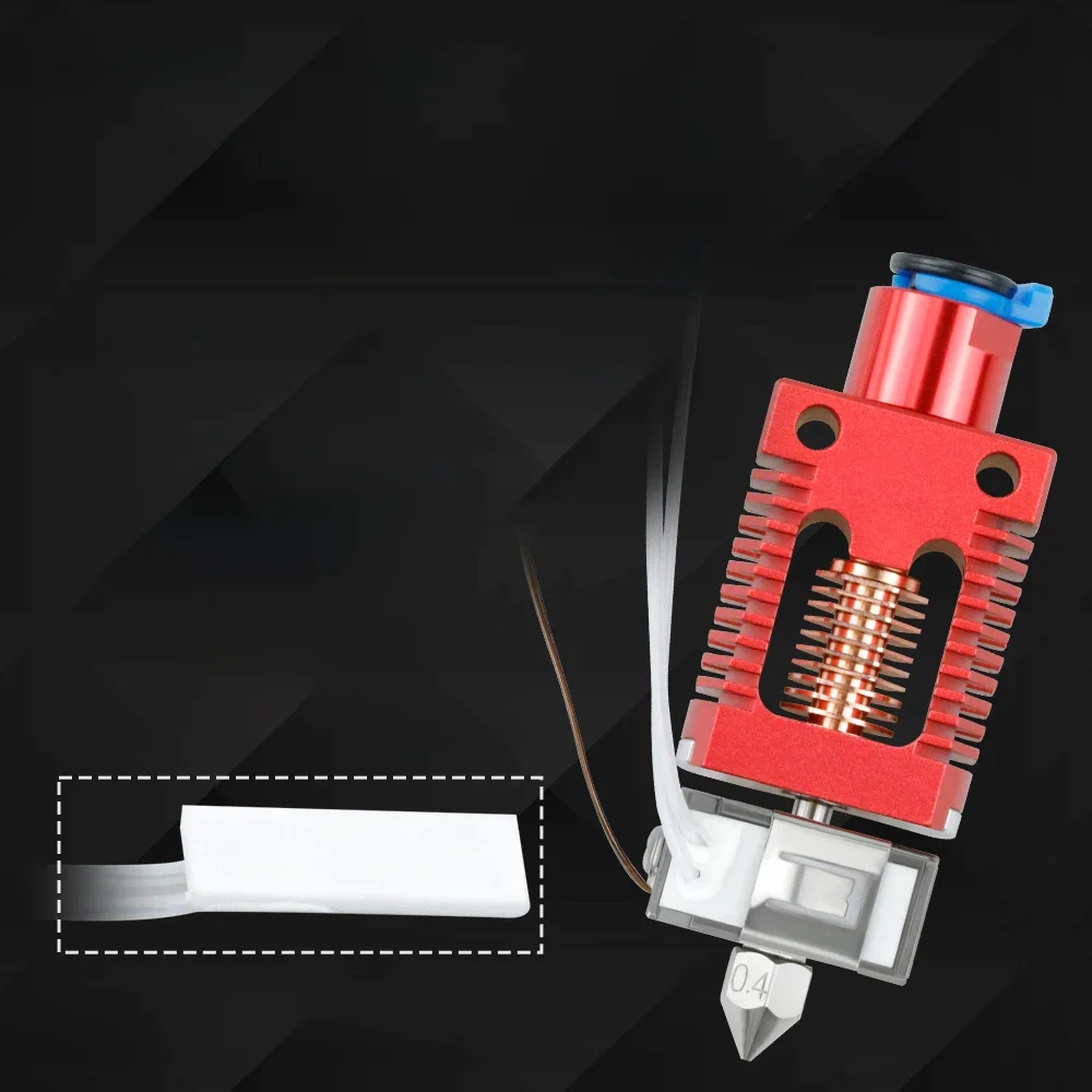 Rote Eidechse v3 pro hotend kit neue verbesserte 3d drucker düse für creality ender 3 pro/ender 3