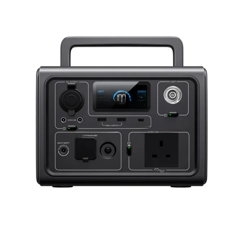 【UK PLUG】BLUETTI EB3A Portable Power Station 268Wh LiFePO4 Battery 600W AC Outlets Solar Generator for Outdoor Camping