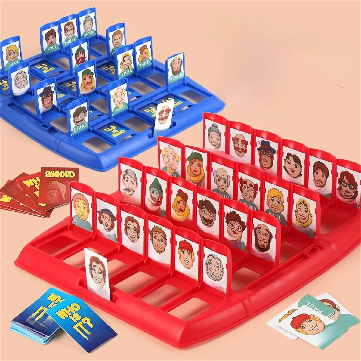 Jeu de Puzzle devinez qui je suis pour deux personnes, plateau Portable interactif, jeu de société adapté aux enfants