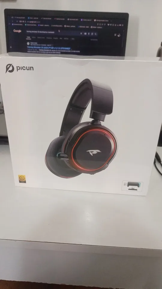 Picun G2 2.4G Wireless Gaming Headset Bluetooth Headphones 5ms Low Latency 7.1 Surround ENC Mic For PC PS4 PS5 Phone Switch photo review