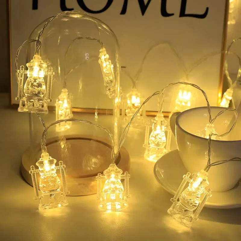Star Moon Led String Light Ramadan Decoration For Home EID Mubarak Decor Islam Muslim Event Party Supplies Eid al-Fitr Decor