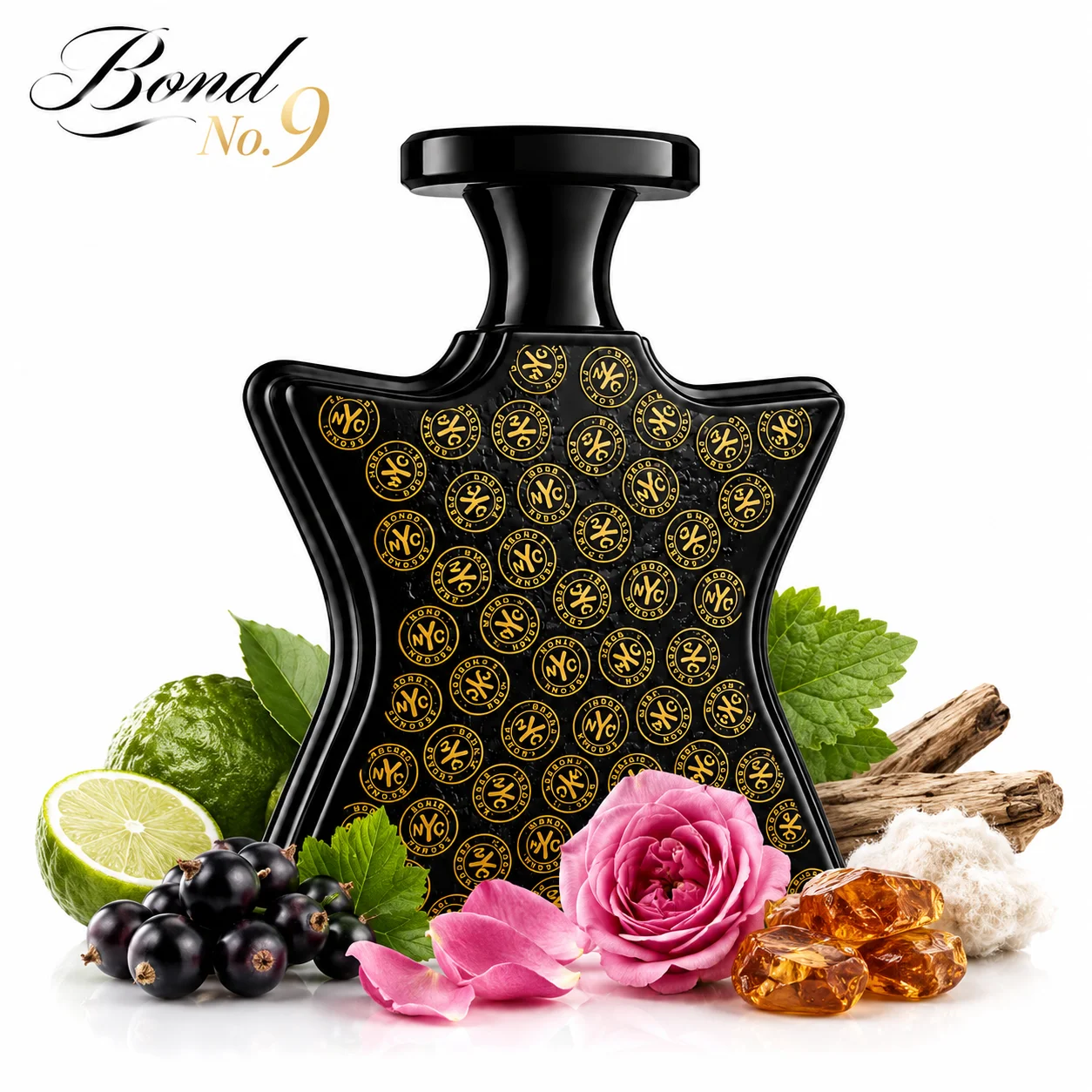 Bond No.9 New York Wall Street Perfume Eau De Parfum 100ml for Men Long Lasting Luxury Niche Fragrance Spray Fresh Citrus Blackcurrant Rose Oud Amber Musk Woody Scent Daily Wear Travel Gift