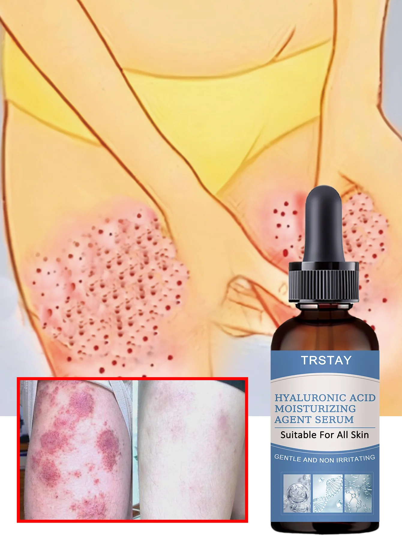 Unscented Gentle Body Moisturizing Oil with Vitamin E Repairs Dryness Dullness for Soft Smooth Skin Hydrating Nourishing Formula - Image 6