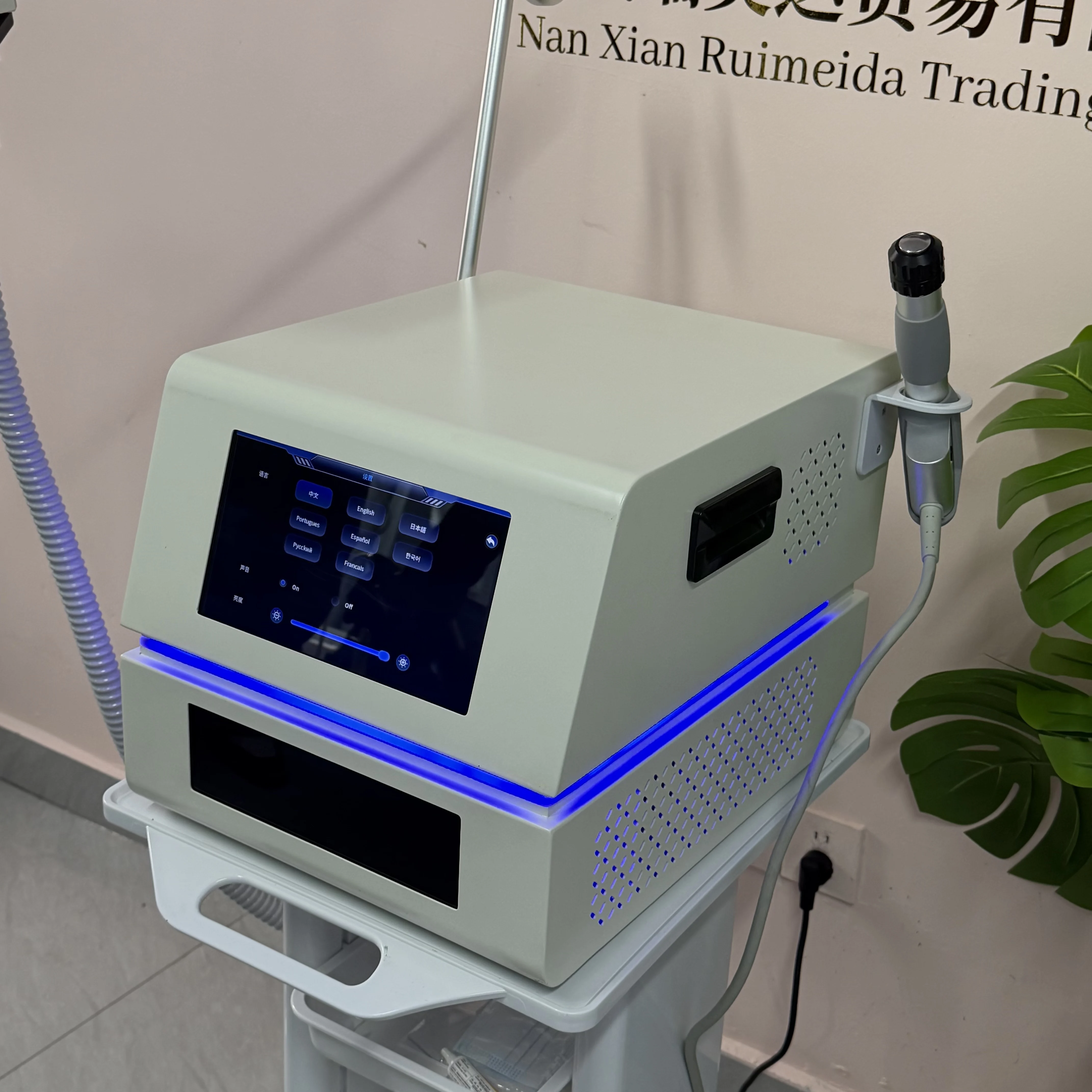 

Electromagnetic Physio Magneto + Shock Wave Therapy Device for Muscle Soreness Relief, Home Use Massage Machine for Sports Injur