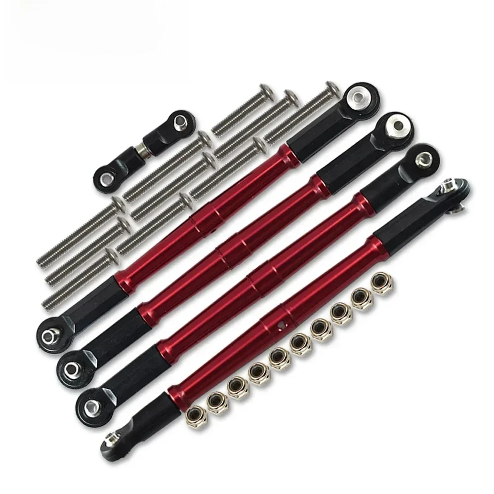 GPM Voor ARRMA 1/7 FIRETEAM 1/8 KRATON NOTORIOUS OUTCAS TALION 6S Upgrade Onderdelen Metalen Stuur Trekstang AR 330221 +AR 340071 +AR 330230 - afbeelding 2