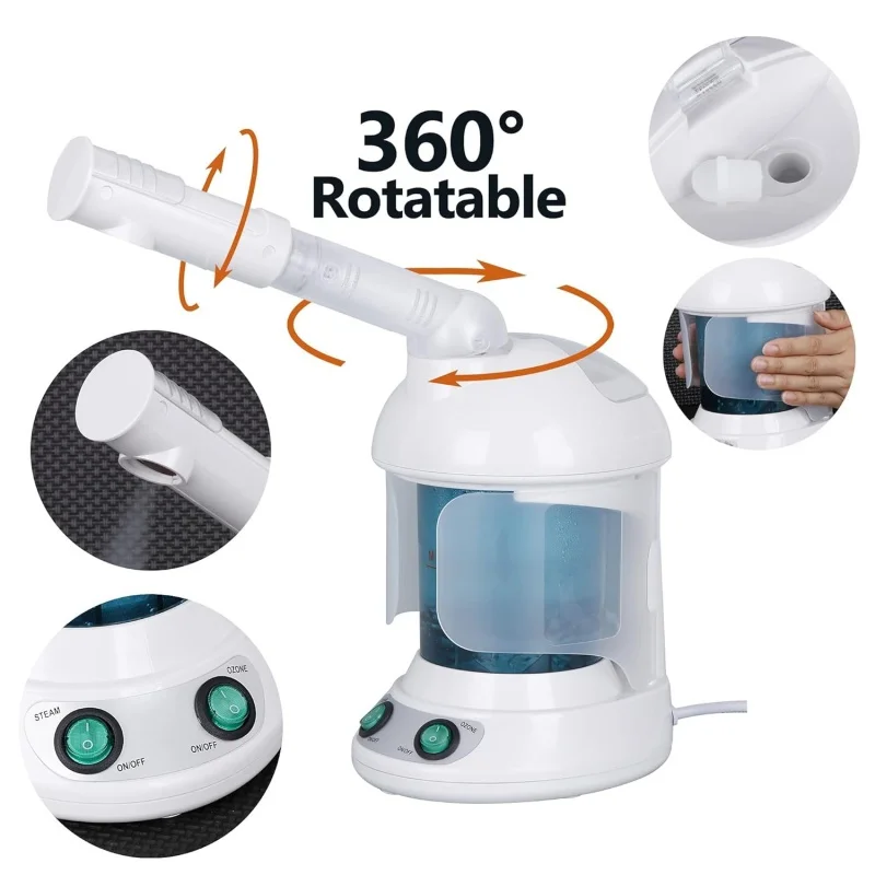 المهنية Lonic جهاز البخار للوجه الوجه نانو رذاذ الماء الساخن المحمولة الوجه المرذاذ للوجه العناية بالبشرة مرطب المبخر