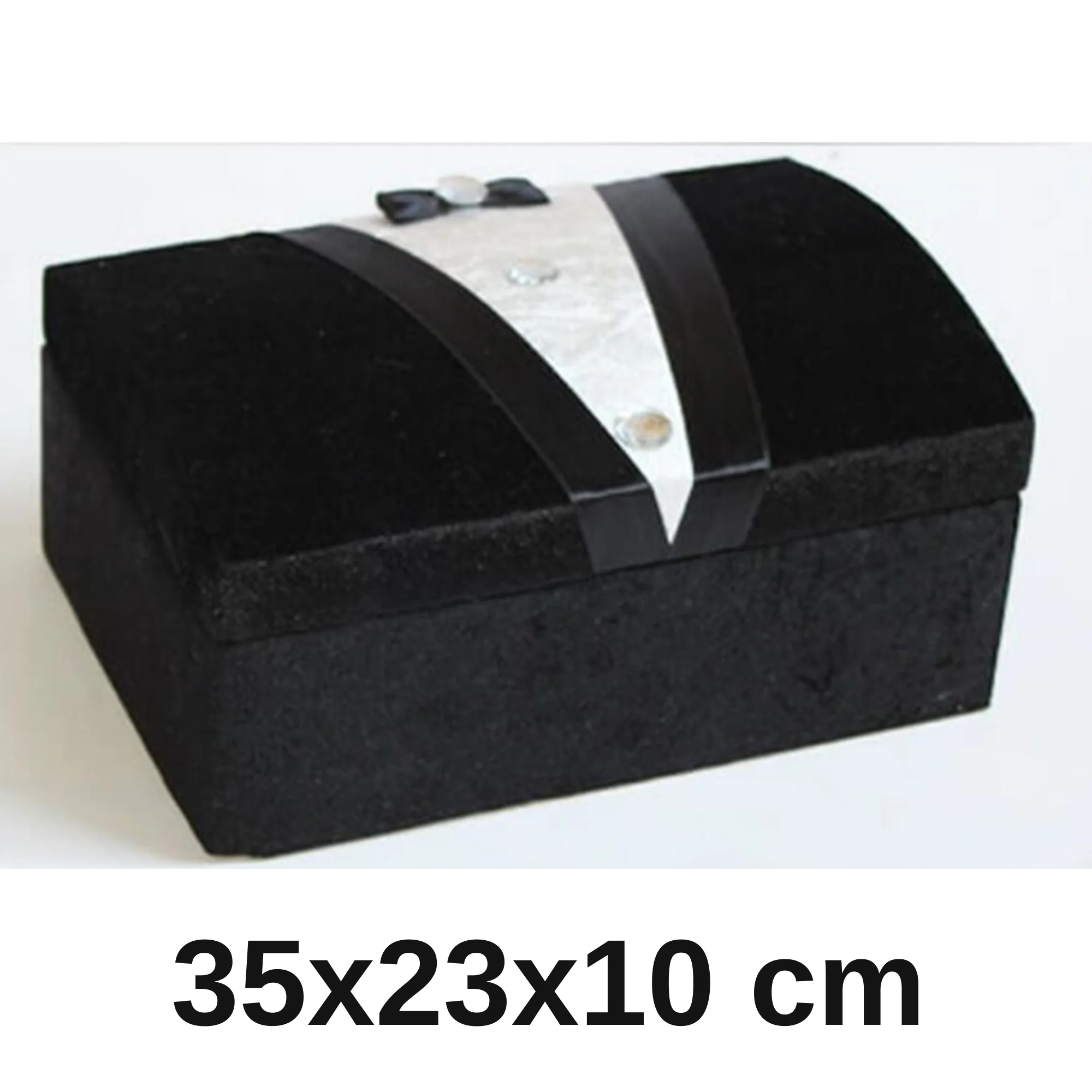 4 Pieces Kraft Gift Box Chest Groom Bundle Set Wedding Engagement Packaging Special Decoration Different Design Party Set Black