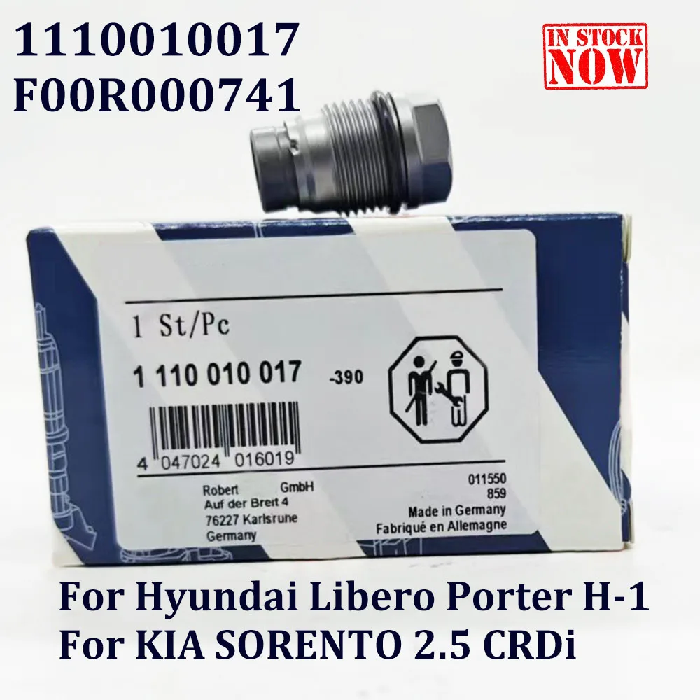 New 1110010017 F00R000741 Fuel Rail Pressure Relief Limiter Valve For Hyundaii Libero Porter H-1 Kiaa