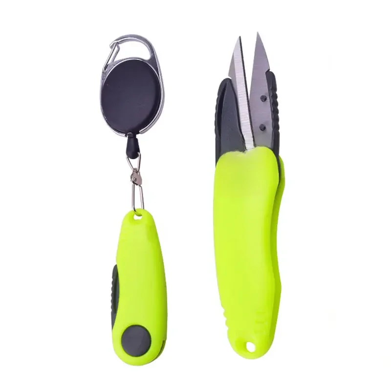 Angeln Schnell Knoten Werkzeug Kit Garnelen-Förmigen Edelstahl Fisch Scheren Zubehör Angelschnur Cutter Clipper Nipper