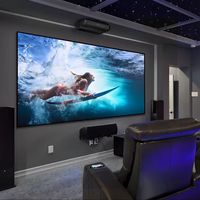 Factory Price UST ALR/CLR Fixed Frame Projection Screen 120/135/150 inch for Ultra Short Throw 4K AWOL Laser TV Projector