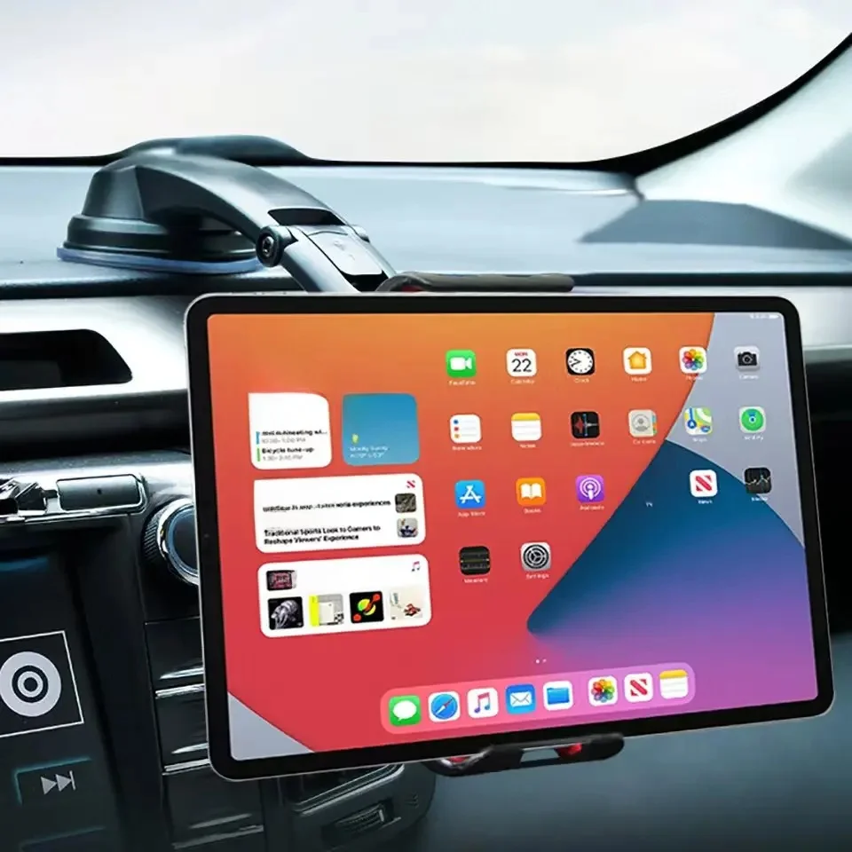 Uniwersalny uchwyt samochodowy na tablet z przyssawką Regulowany uchwyt z przyssawką Deska rozdzielcza pojazdu Stojak GPS do iPada iPhone Xiaomi Sam — zdjęcie produktu 7