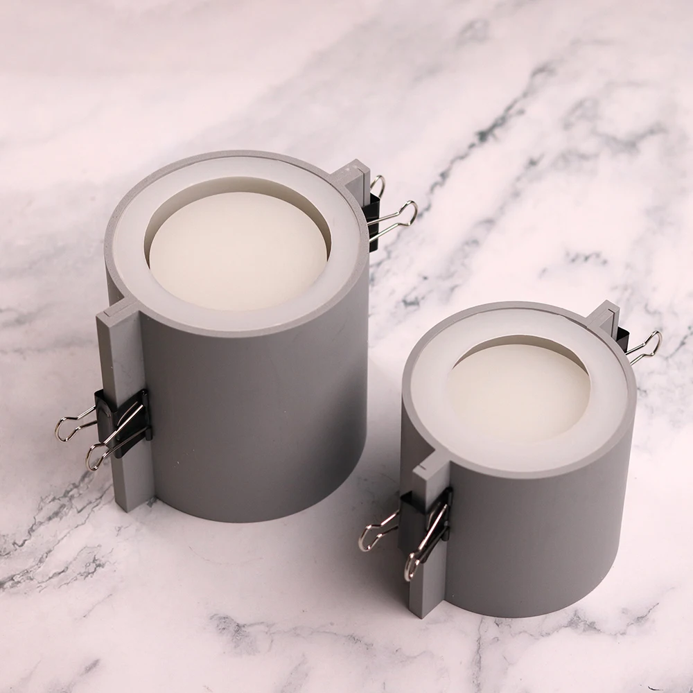 Round Cup Candle Jar Mold Concrete Pen barrel mold aromatherapy Cup Wax DIY silicone molds cement cup candle container mold