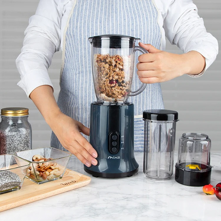 كوب عصارة خلاط متعدد الاستخدام ، سحق عصير ، كوري ، 3 شفرات ، محركين قويين ، شفرة تيتانيوم ، خلاط ليوم جديد ،