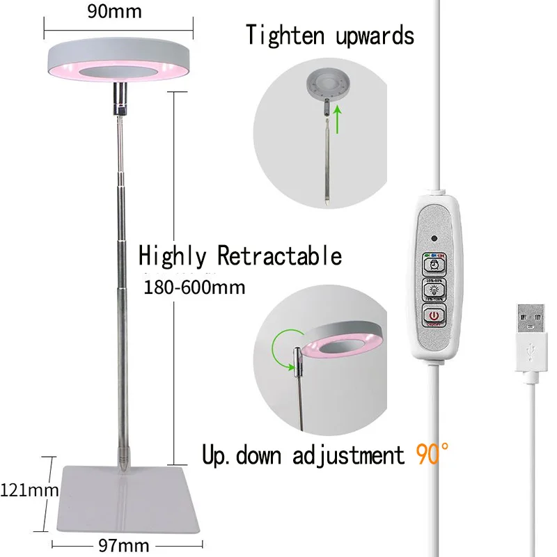 LED Grow Light Full Spectrum Phyto Grow Lamp USB Phytolamp For Plants 5V Lamp For Plants Growth Lighting For Indoor Plant