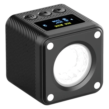 Ulanzi L2 Mini RGB COB Video Licht Dimmbare Kamera Licht mit Diffusor Waben Fotografie Licht für Gopro DSLR Kamera Telefon