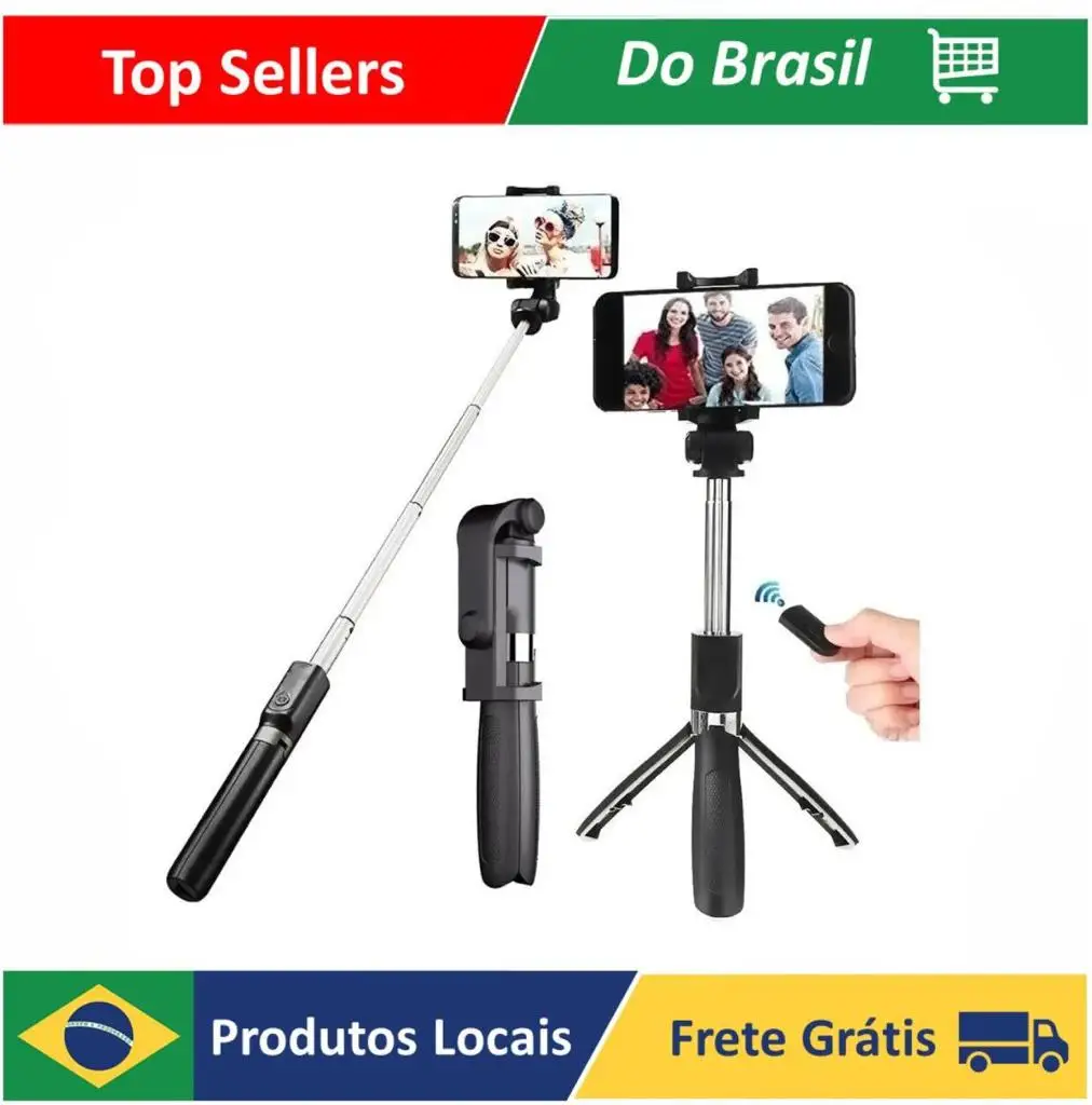 Mini Tripod Stick 360 Bluetooth Selfie Stick 3in 1 Mobile Phone