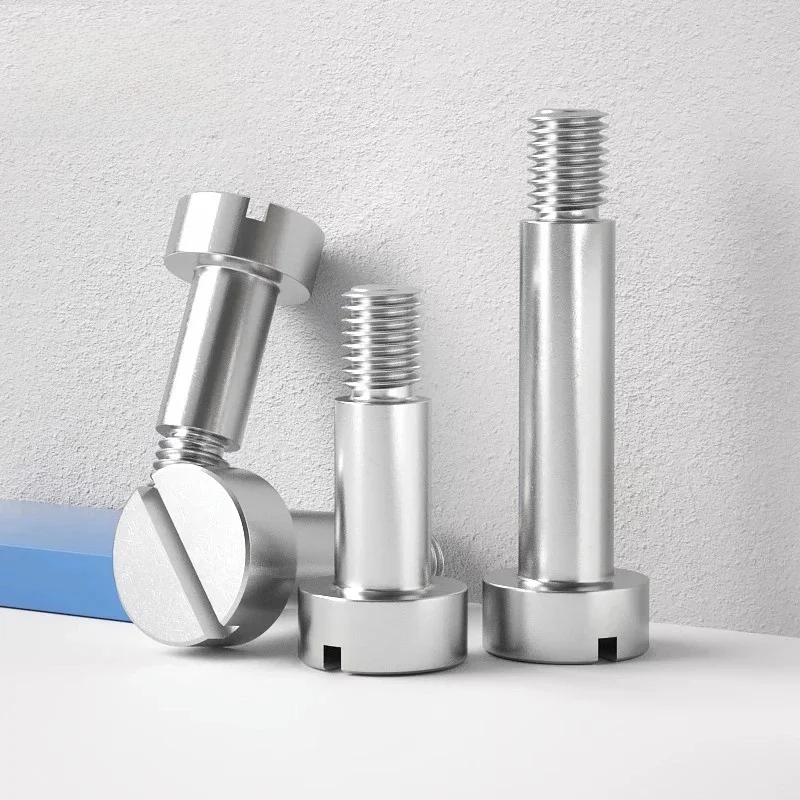 M2 M2.5 M3 M4 M5 M6 304 acier inoxydable fendu un mot fente positionnement épaule étape vis bouchon limite vis roulement boulon