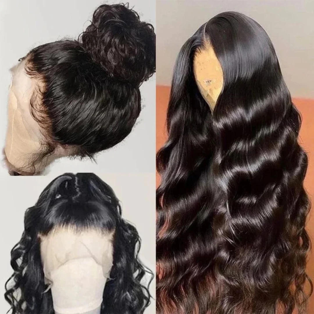 

360 REAL HD LACE FRONTAL WIG BODY WAVE HUMAN VIRGIN HAIR Body Wave 180% DENSITY 360 LACE FRONT HUMAN HAIR WIGS NATURAL HAIRLINE