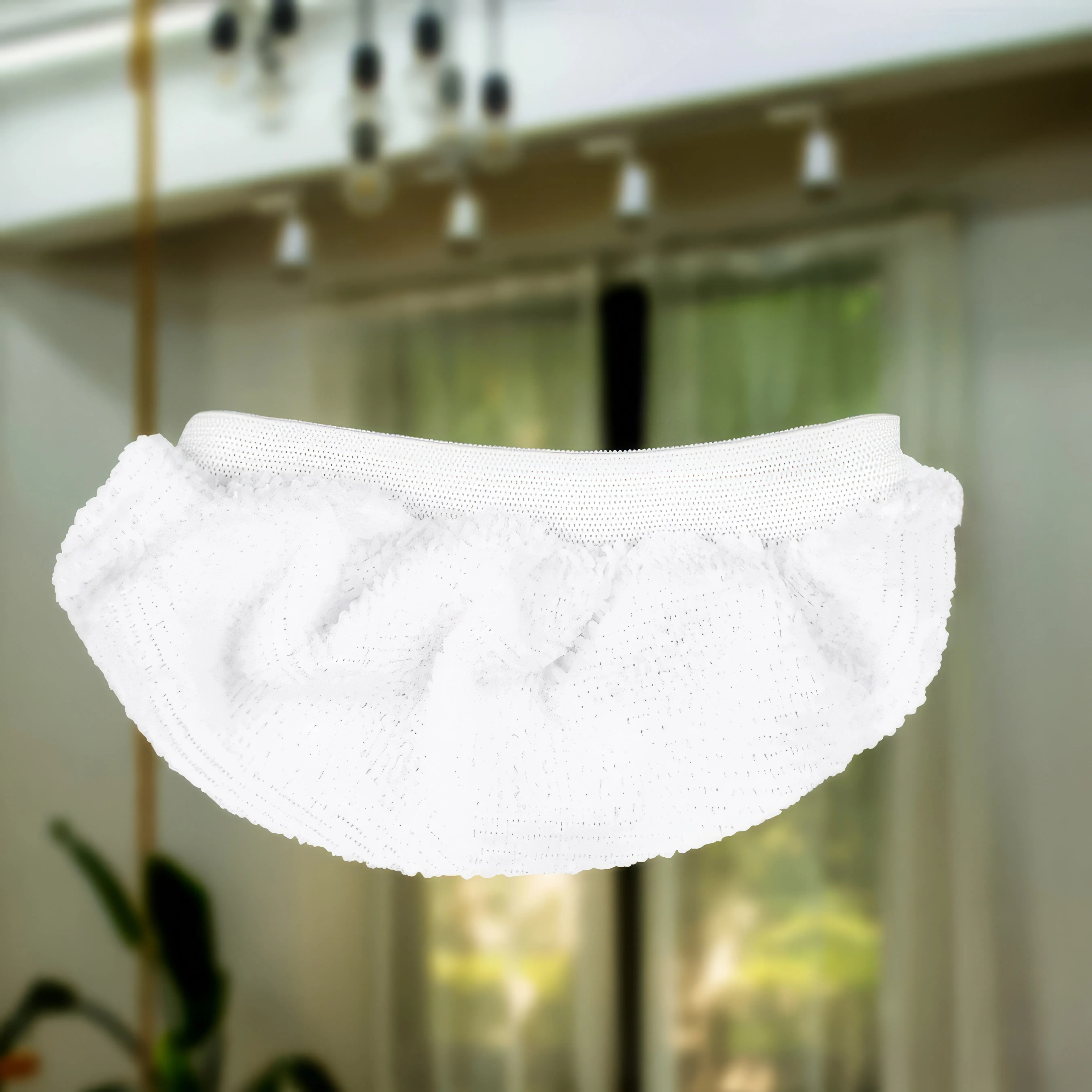 4 قماش ممسحة بيضاء، قابلة للغسل ومتعددة الاستخدامات، مناسبة للألواح الخشبية والبلاط وتنظيف الأرضيات، قماش ممسحة متينة ومتينة