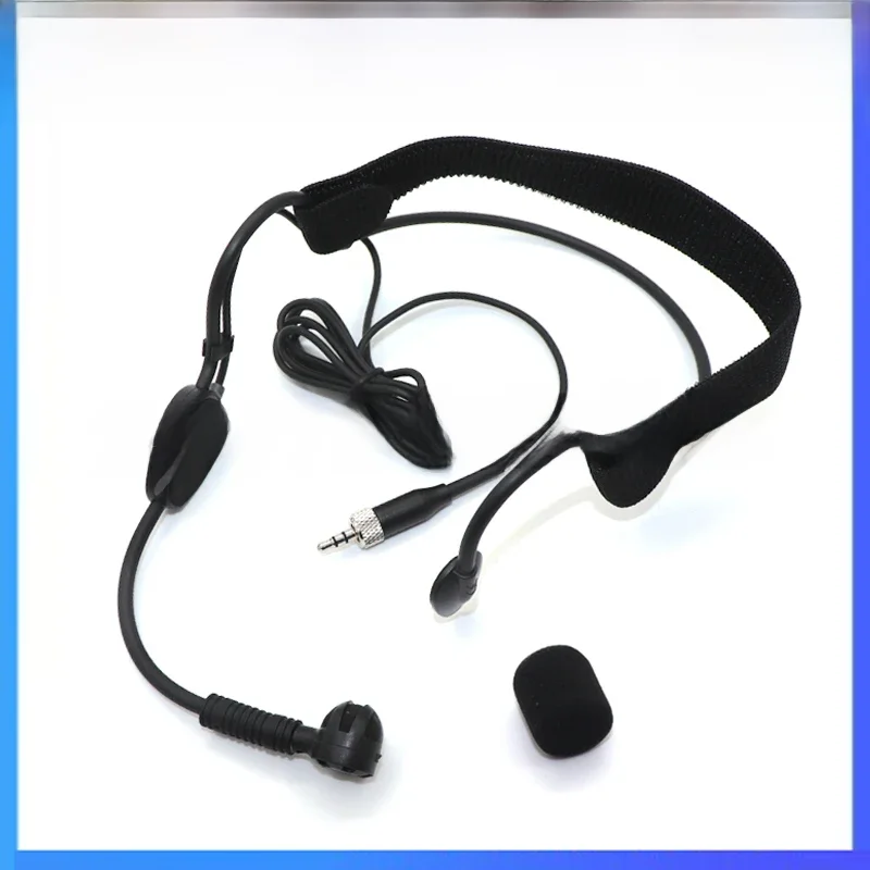 Zestaw słuchawkowy z mikrofonem na głowę, pojemnościowy mikrofon superkardioidalny do Sennheiser ME3 G2 G3 G4 System mikrofonów bezprzewodowych Body Pack 3,5 mm — zdjęcie produktu 7