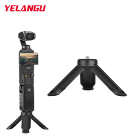 YELANGU Mini Tripod Sports Pocket Camera Desktop Stand Holder Selfie Sticks for DJI Osmo Pocket 3 / Pocket 2 Base Accessories