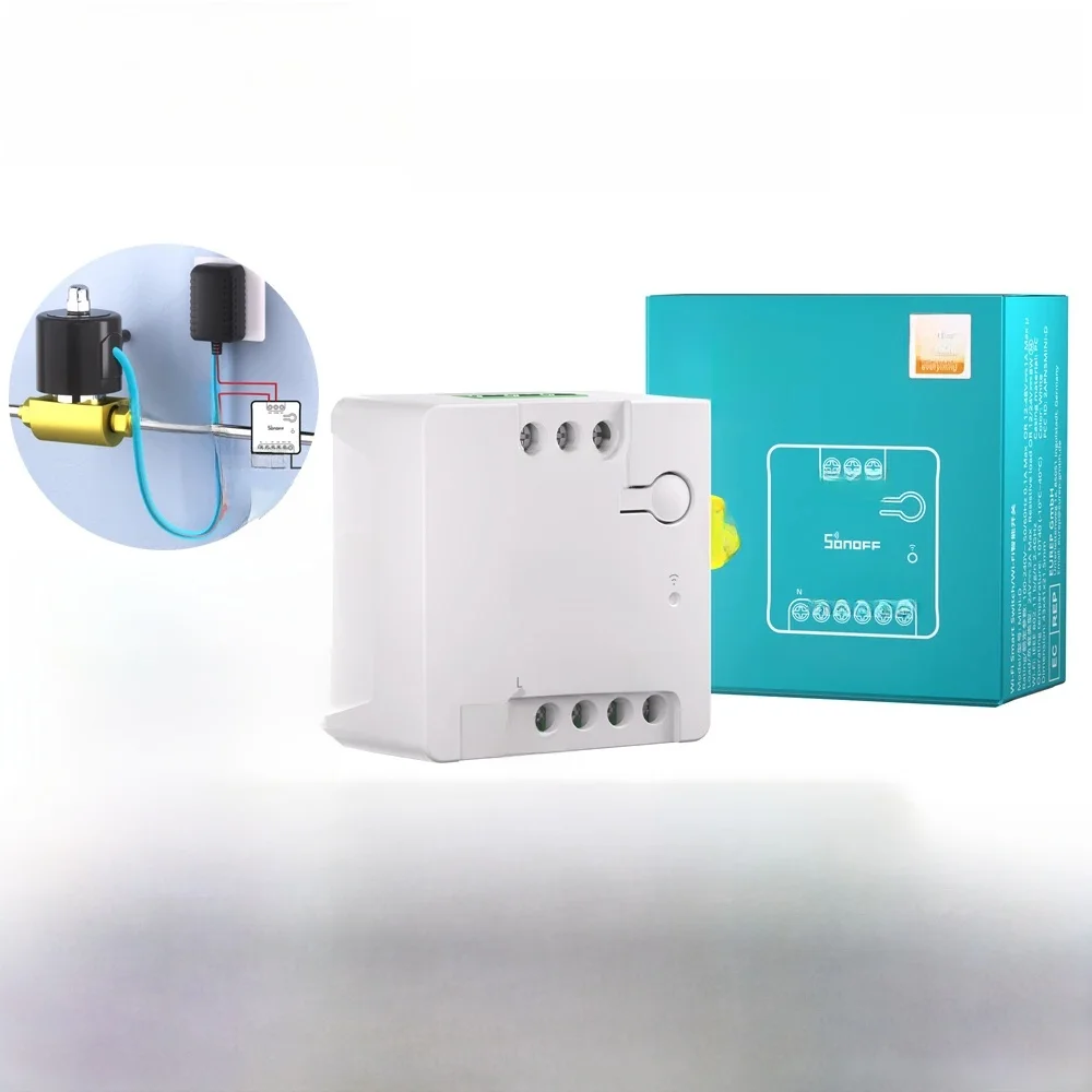 SONOFF MINI-D WiFi Smart Switch Matter Dry Contact Device unterstützt AC/DC Power, funktioniert mit eWeLink Apple Home Alexa Google Home