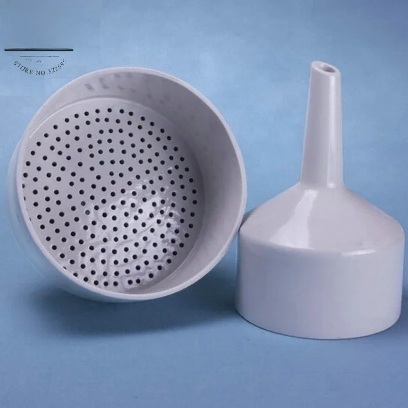 Lejek Büchnera porcelanowy 40-150mm do filtracji laboratoryjnej, tygiel filtracyjny Coors do bitumów w laboratorium. — zdjęcie 2