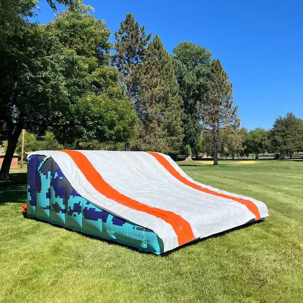 

Bmx Freestyle Inflatable Stunt Landing Ramps Flying Inflatable Fmx Jump Airbag Mountain Bike AirBag Inflatable Jumping Airbag