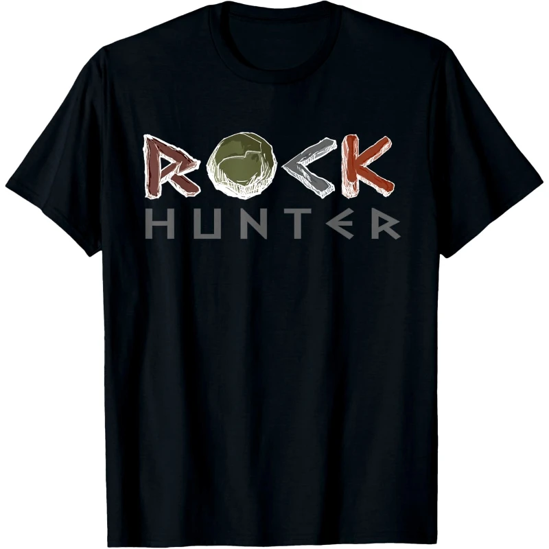 

Men's Rock Hunter Graphic T-Shirt Pure Cotton Relaxed Fit Casual Tee Print Rock And Roll T Shirts Seasonal Versatile Top Print S