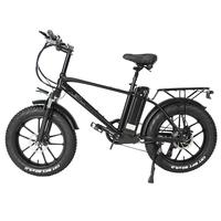 CMACEWHEEL T20 Electric Bike 20*4.0 inch CST Fat Tire 750W Motor E-Bike 40-45km/h Max Speed 48V 17Ah Battery Electric Bicycle