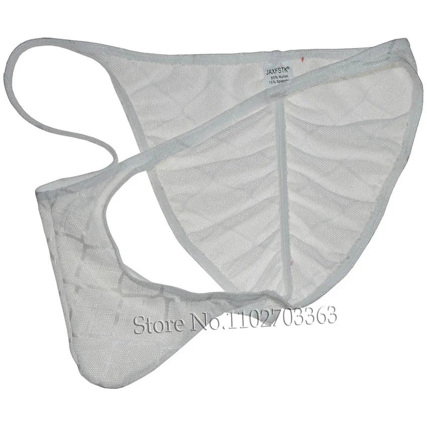 Cueca de renda de cintura baixa sensual masculina, com design Jacquard transparente, confortável, encontra o fascínio, ideal para momentos especiais