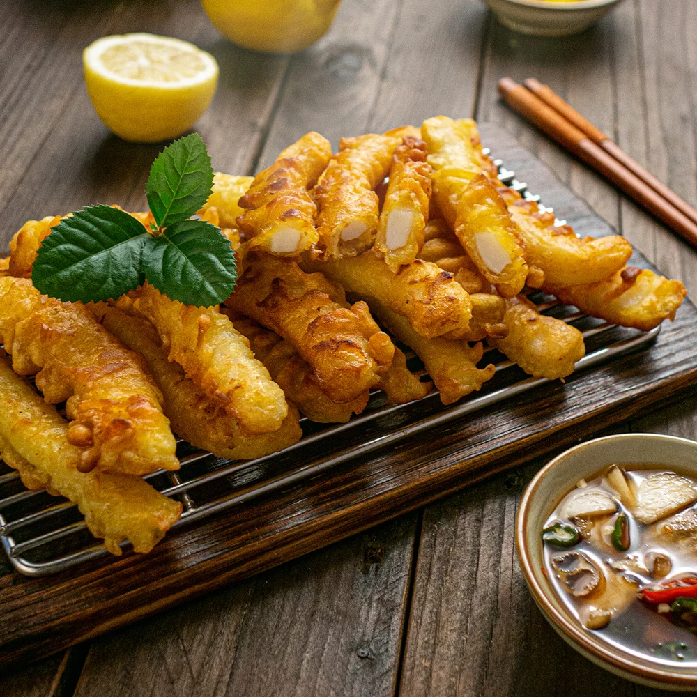 Crispy Handmade Squid Tempura, 1kg - Perfect for Snacks, Tteokbokki, and Air Fryers