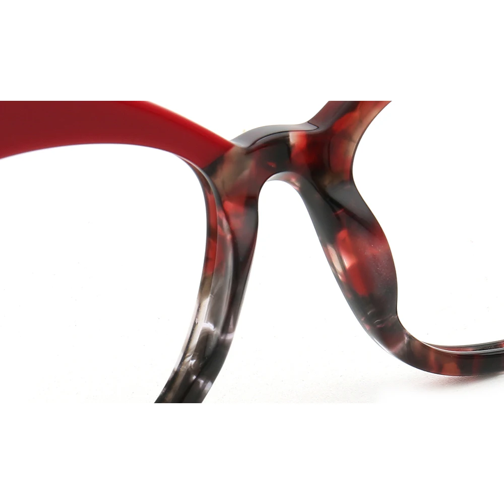 Vintage Cat Eye Eyeglasses for Women Tortoise Optical Glasses Frames Retro Two Tone Floral Spectacles Prescription Green Eyewear