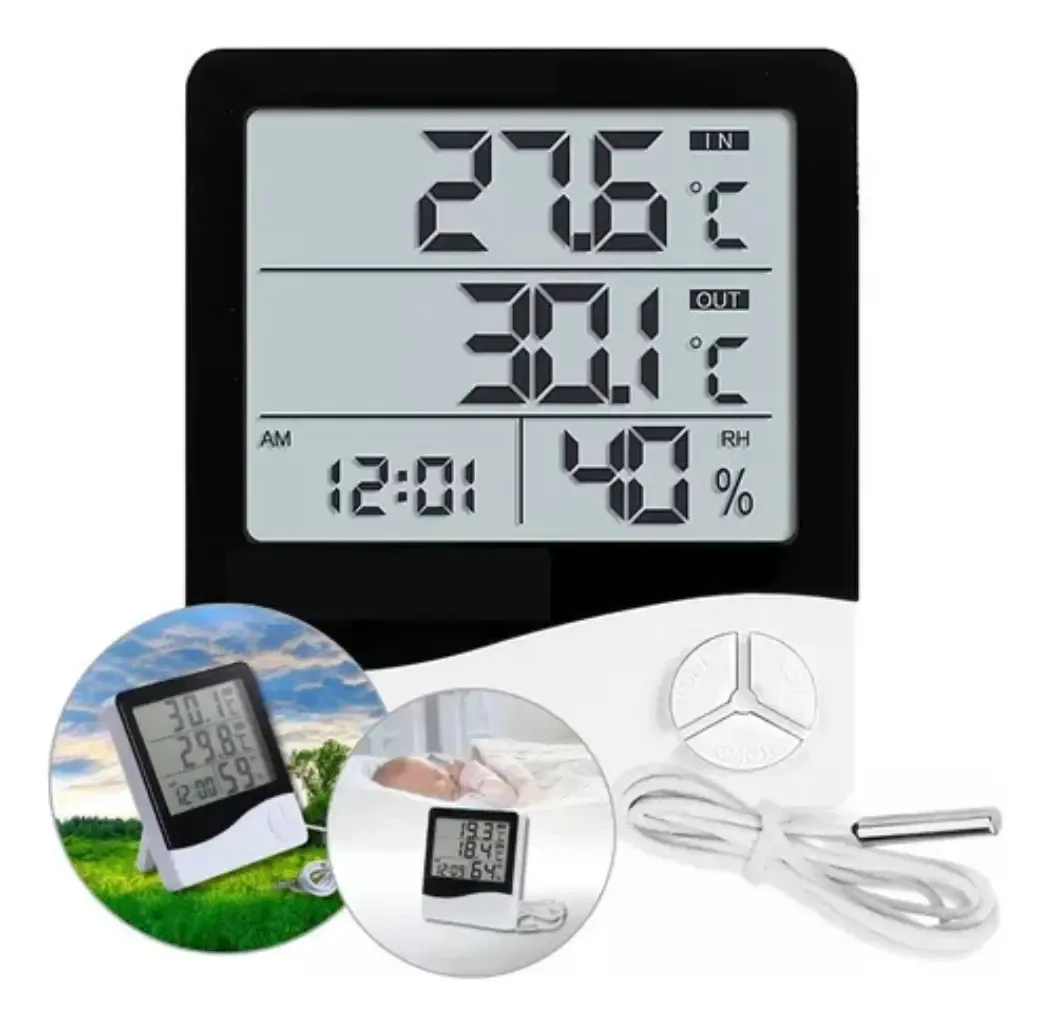 Term Digital Higrometer Tomato PD005 LCD Humidity Temperature Meter