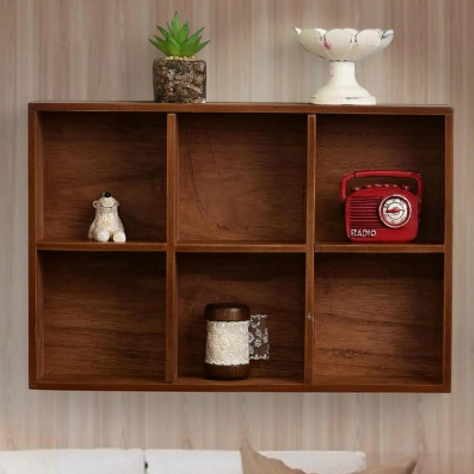 Wood Display Stand Product Stand Multilayer Reveal Frame Wooden Display Riser Shelf Mug Holder Rack for Figures Decoration