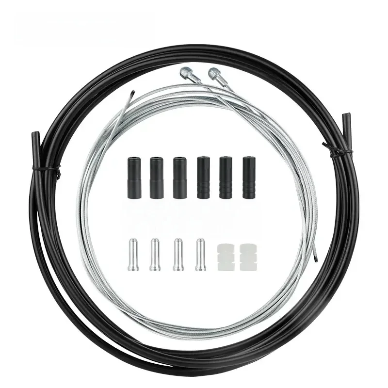 AliExpress DEEMOUNT Brake Derailleur Cables Kit Carbon Steel Wire MTB Road Bike Front Rear Inner Line Shifter Cable Wire Buckle Disc System Parts