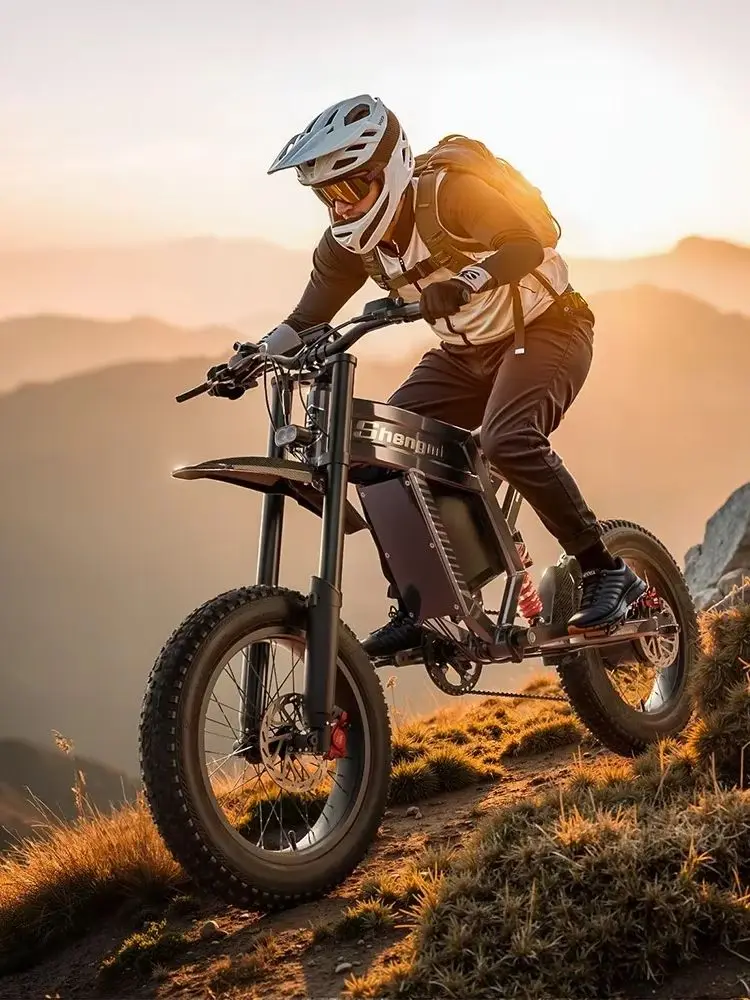 AliExpress Shengmilo S900 Electric Bike For Adult 1500W Mountain Off-Road Motorcycle 60V30Ah Battery 20*4.0 Inch Fat Tire E-bike Bicycle