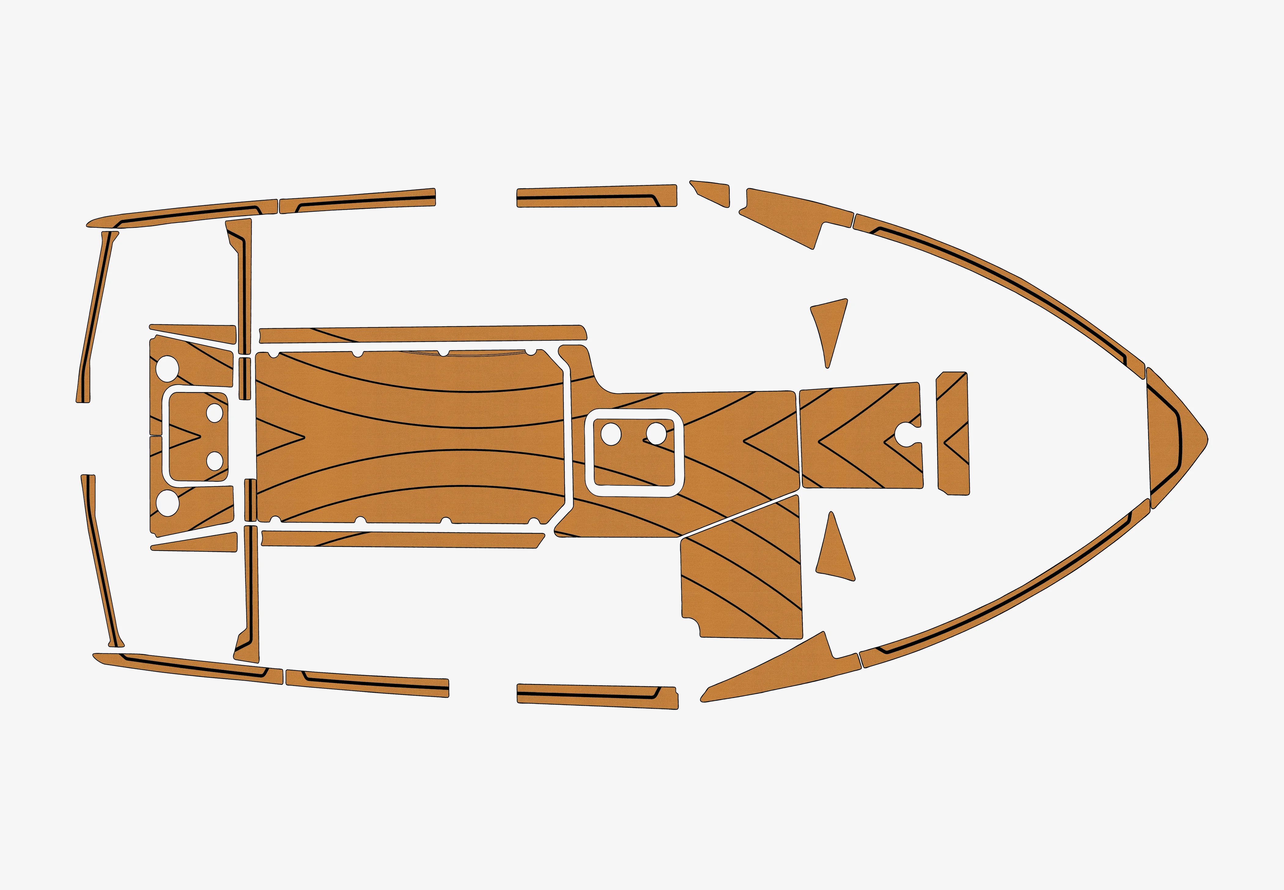 Eva foam Fuax teak seadek marine floor For 2021-2022 Malibu 23 lsv Wakesetter Cockpit Swim platform bow 1/4