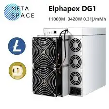 FA New Elphapex DG1 11Gh/s 3420W Dogecoin Litecoin ASIC Miner LTC Mining Scrypt Miner Doge LTC Miner