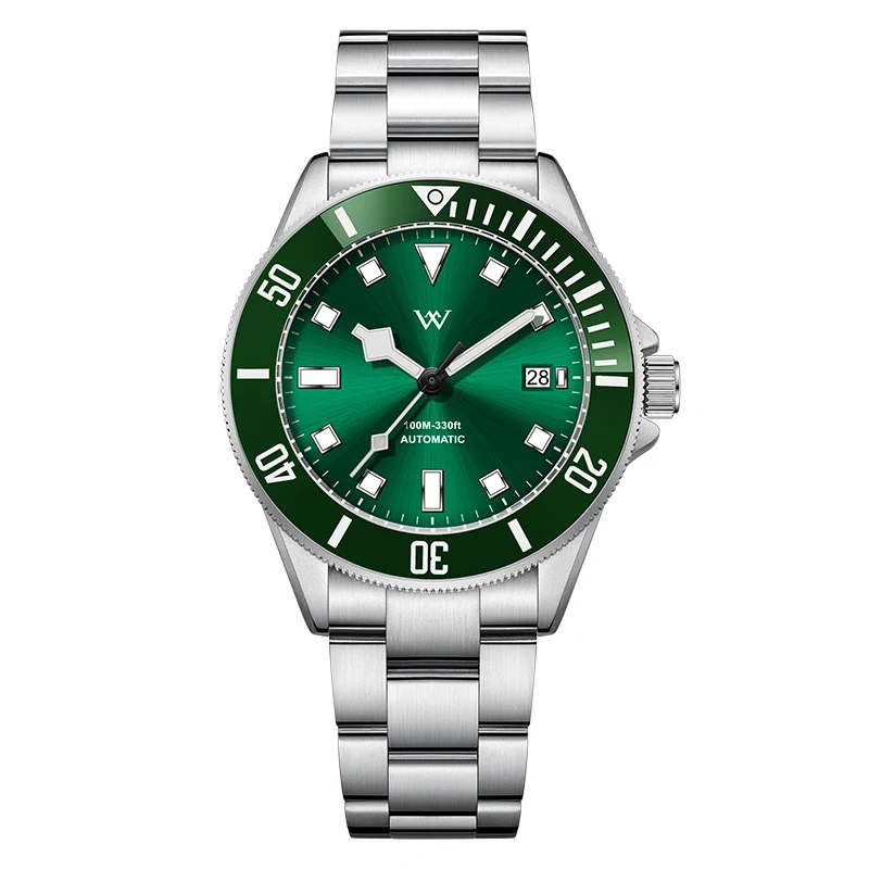 WM Watch Miyota8215 Automatic Mechanical Watch Men 100M Water Resistant Business Casual Luminous Welly Merck Man Watches 085M